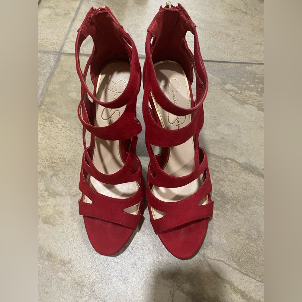 Jessica Simpson strappy wedge sandal